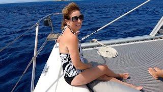 Sailing Bonaire Island with Life at 8 Knots - Private Catamaran Charters