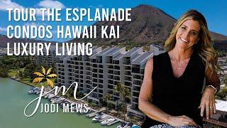 Jodi tours The Esplanade luxury marina front condos in Hawaii Kai