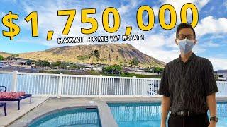 Inside a $1.75 Million Hawaii Kai Marina Home!