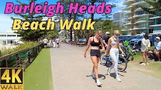 4k Walk Burleigh Heads Gold Coast - Queensland Australia 