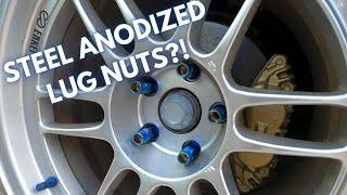 MUTEKI SR48 ANODIZED STEEL LUG NUT REVIEW!