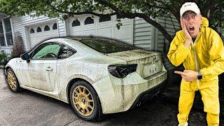 First Wash & Drive in Years: ABANDONED Scion FRS! | Car Detailing Restoration!