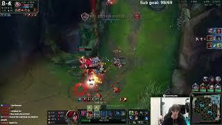 KatEvolved insane Katarina 1v5 Pentakill in Korea