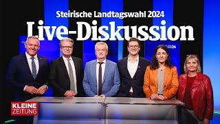 Landtagswahl Steiermark 2024 | Live-Diskussion der Spitzenkandidaten