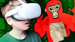 СТАЛ ОБЕЗЬЯНОЙ в VR - Gorilla Tag