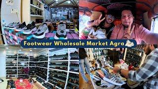 Footwear Wholesale Market Agra  | Hing Ki Mandi Agra Shopping ️ Aurangabad to Agra Train Journey 