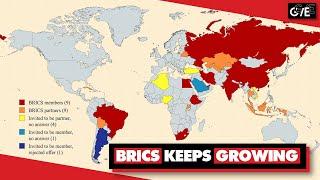 BRICS expands with 9 new partner countries. Now it's half of world population, 41% of global economy