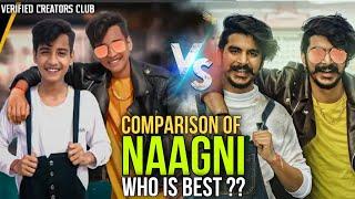 NAAGNI : HARSHIT OFFICIAL vs GULZAR CHANNIWALA | COMPARISON BETWEEN | VERIFIED CREATORS CLUB