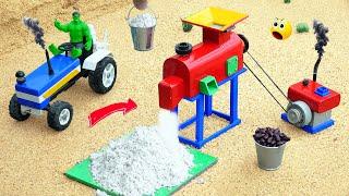 diy tractor making wheat flour processing machine science project ‪@DIYMachinery |@MiniCreative1