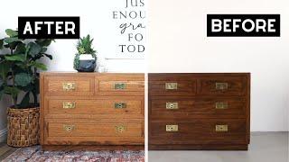 How to Refinish a Dresser | Using Low VOC Products