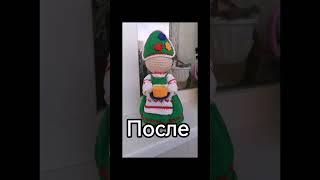 Кукла масленница. Рост 26см. Выполнена под заказ. #crochettutori #вяжуназаказ #beautiful #music