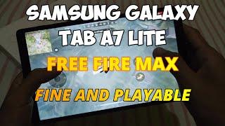 Free Fire Max in Samsung Galaxy Tab A7 Lite (Hand Cam)