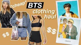 BTS ON A BUDGET | Affordable BTS Inspired Clothing Haul! 방탄소년단 |  Nava Rose