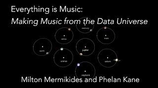 Online talk #3: Making Music From the Data Universe