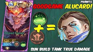 SUN TANK   TRUE BUILD DAMAGE TOP GLOBAL 2024 | NEW BUILD TANK TOP ONE GLOBAL 2024 ~ MOBILE LEGEND