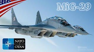 나토의 소련제 MiG-29 전투기가 동부 측면 공역을 방어하다