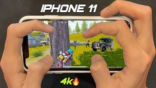 IPHONE 11 HANDCAM IN 2025 /HDR+Extreme  PUBG Mix Graphics Test/ NEW IOS 18.4 Livik Gameplay!