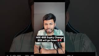 BSE will Crash | NSE BSE Expiry Change