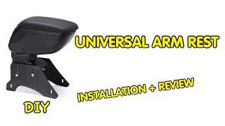 Installing Universal Armrest in car | DIY | Review