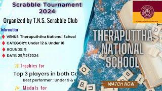 2024 year end Scrabble  tournament - H/ Theraputtha National College @SasanduSathmithaofficial