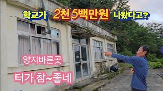 터가 좋고 아름다운 곳에 아담한 학교를 판다고?