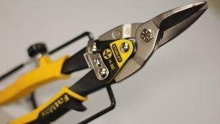 How to use Tin Snips or Aviation Snips (Basics) using Stanley Fatmax