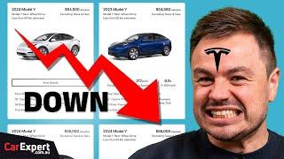 Why Tesla sales have tanked and why the price will keep dropping...