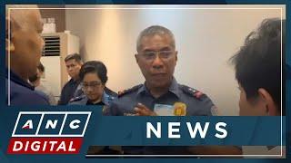 PH National Police talks to ex-president Duterte about flight to an undisclosed place | ANC