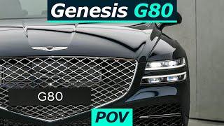 2021 Genesis G80 Sedan 3.5T POV Ride "Bring it on!"