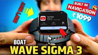 Boat Wave Sigma 3 Smartwatch Unboxing And Review BEST SMARTWATCH UNDER 1199