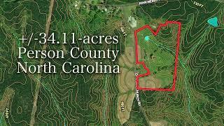 SOLD - +/-34.11-acres in Person County, NC