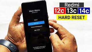 Redmi 12c/ 13c/ 14c : Hard Reset or Screen Unlock with Easy Trick