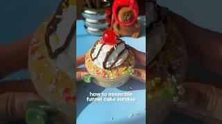 Assembling of Funnel Cake Sundae Slime (OG State Fair Restock )