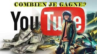 Combien je gagne avec YouTube