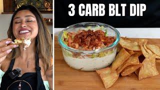 3 Carb Keto & Low Carb BLT Dip! How I Made a Quick & Easy BLT Dip Recipe