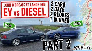 EV vs Diesel - John O'Groats to Lands End - Part 2 (Kendal Lands End)