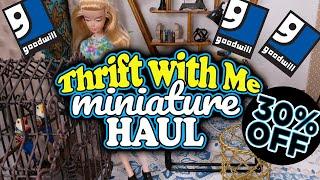 Thrift with me for Miniatures in One Sixth Scale at Goodwill for Barbie