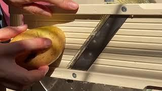 Potato Demo Cut with Benriner mandoline BN95B Super Slicer