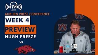 Coach Hugh Freeze previews the SEC Opener vs Arkansas