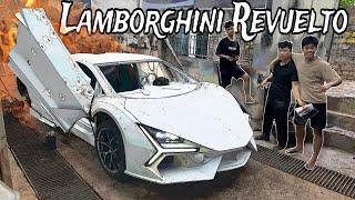 Lamborghini Revuelto Supercar Homemade 80% Homplete From an Old Toyota Camry