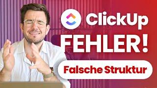 ClickUp Struktur Fehler Nr.1 - Für jeden Kunden einen Ordner