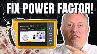 Power Factor Correction EXPLAINED! Using a Fluke Power Analyzer