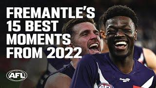 Fremantle's top 15 moments from 2022 | AFL