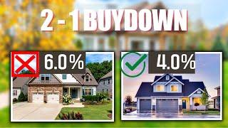 What is a 2 – 1 Mortgage Interest Rate Buydown | Pros & Cons