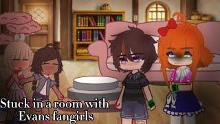 Afton kids stuck in a room with Evans fangirls {Gacha x fnaf | my au