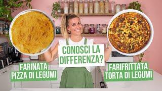 RICETTE FACILI PER MANGIARE PIU' LEGUMI: FARINATA VS FARIFRITTATA