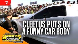 Cleetus McFarland Puts A Funny Car Body On Leroy | 2024 World Cup Finals