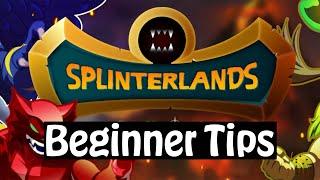 Beginner Tips for the Splinterlands Gameplay