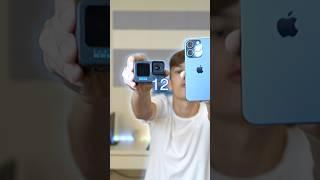 iPhone 15 vs GoPro 12 Which is the vlogging KING  #iphonevsgopro #iphone15 #gopro12