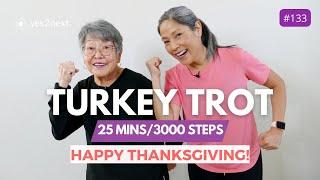 Thanksgiving Beginner Workout | Turkey Trot Walk At Home